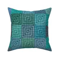 Quilt - Square - Turquoise