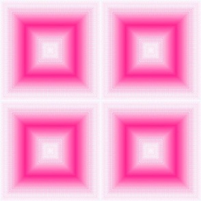 Pink Star Quilt Squares 4 inches