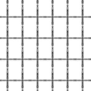 Springy Grid of Black on White - Small Scale