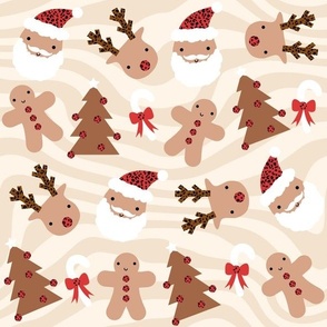 CHRISTMAS ICONS-BEIGE