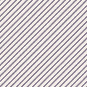 small  simple diagonal watercolor stripe in lilac purple with charcoal black line