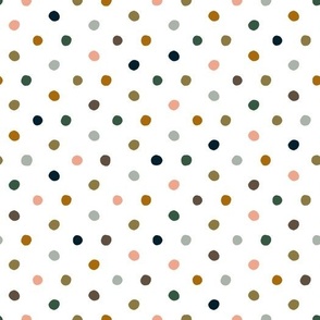 Brighton polka dot - white