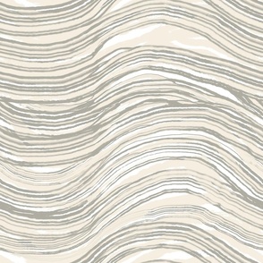Abstract Wave Beige