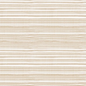 Stripe Brushstroke Beige White