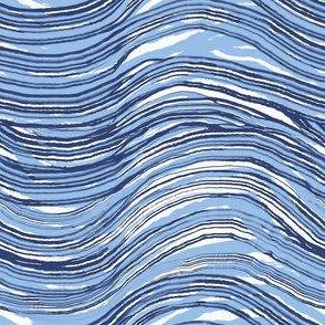 Abstract Wave Blue