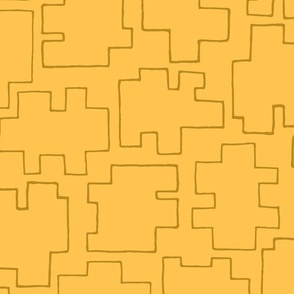 nmt Geo Puzzle Fall-saffron-gold