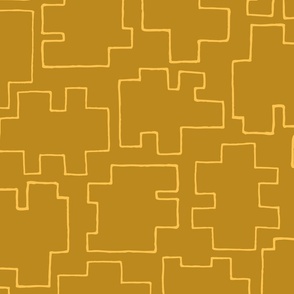 nmt Geo Puzzle Fall-gold-saffron
