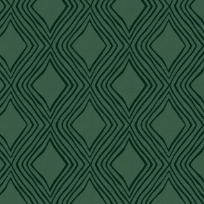 Diamond lattice- leaf/deepest green