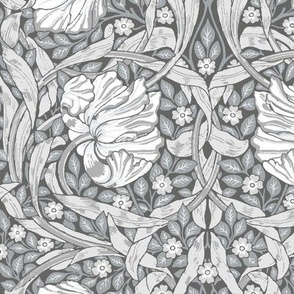 1331 medium - William Morris Pimpernel - Silver Gray