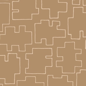 nmt Geo Puzzle Fall-cappuccino-tan