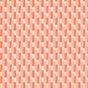 Deco Checks - Tangerine