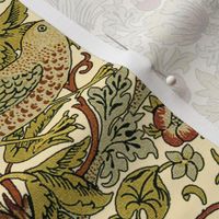 William Morris ~ Strawberry Thief ~ Trianon Cream ~ Medium