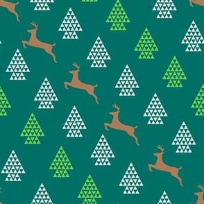 Christmas Trees and Reindeer - Medium