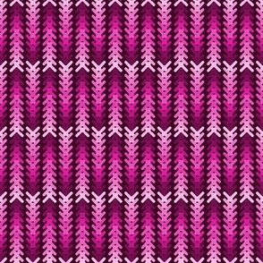 Bold vibrant magenta plum grape purple berry tones, abstract minimalist arrow head shapes in linear formation - for kids apparel, adult apparel, cozy pjs, kids bedroom decor and accessories