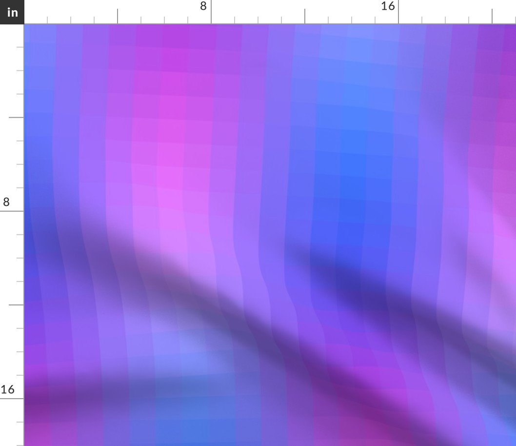 one-inch gradient pixelsquares - purple, blue, pink, lavender, magenta