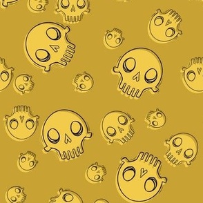 Offset Skulls (Yellow)