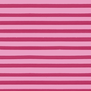 Stripes - rasberry pink