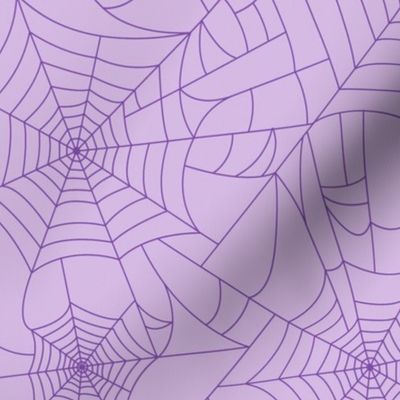 Spiderwebs- Pastel Purple