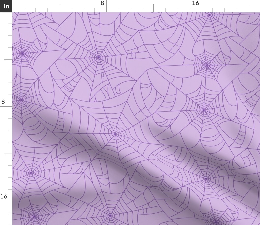 Spiderwebs- Pastel Purple