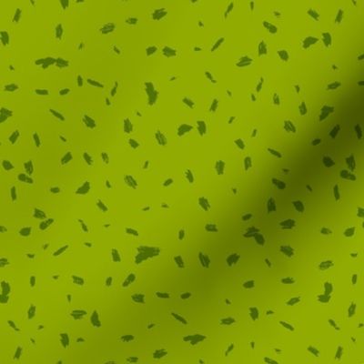 Speckled- lime green