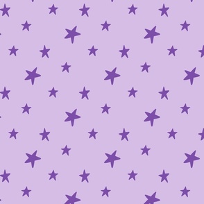 Stars - Pastel Purple