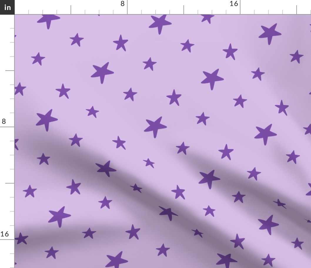 Stars - Pastel Purple