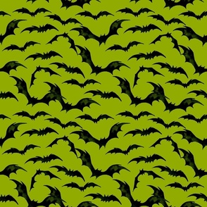 Bats - acid green/black