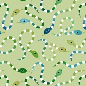 sssnakes in green - small