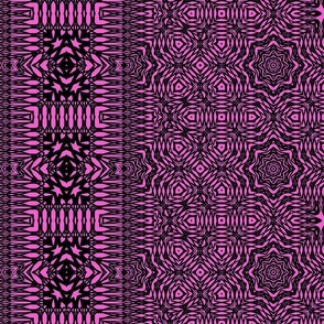 Black and Pink Border