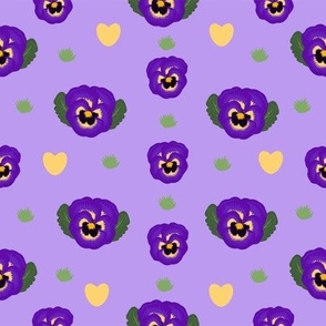 violet-pansy-pattern
