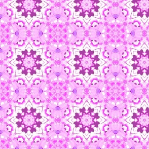 snow flake disco balls pink magenta and purple