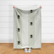 Bumble Bee Stripe Light Green Grey