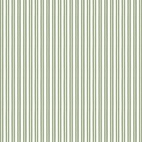 No Texture Tiny Ticking Stripe Sherwood Green and White copy