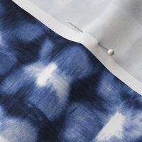 Medium - Shibori indigo and white soft squares 
