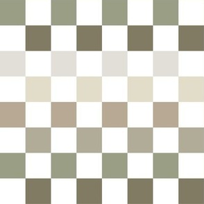 small checkerboard: mossy, verde, cypress, maple, cake batter, moth