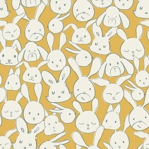 bunny crowd yellow-01