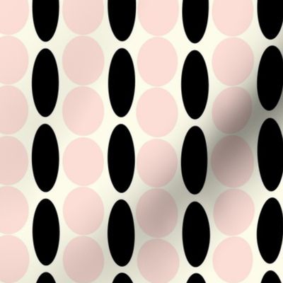 Pink and Black Dots 