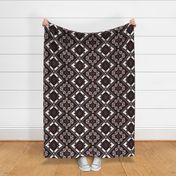 Mali Blanket - black and orange-Diamonds are Forever 