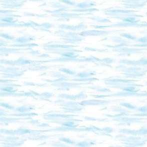 water ripples in light blue watercolor