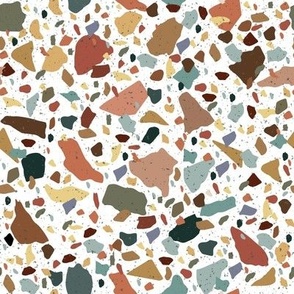 terrazzo white multi boho