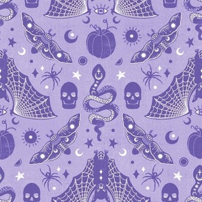 Gothic Halloween All Amethyst Purple by Angel Gerardo