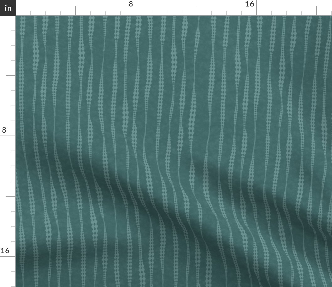 Hand-drawn Vertical Lines on Teal Texture