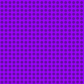 Plenty pentagrams on purple