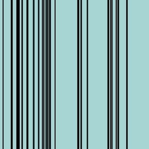Black and eggshell blue stripes seamless pattern