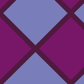 Purple and periwinkle Large Decorator Impact Diamonds