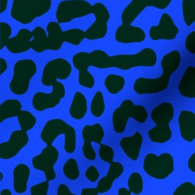 Royal Blue Leopard Print | Animal Print | Happy Prints