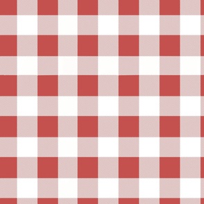 Red and White Plaid 