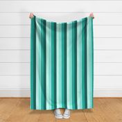 2" ombre cabana (mint green and turquoise)