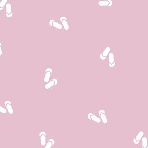 Summer breeze flip flops - minimalist boho style scandinavian summer style sandals pink girls