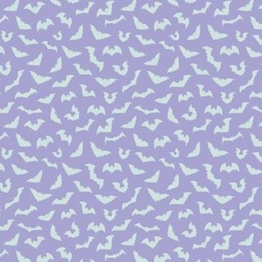 Pastel Purple and Green Bats - S